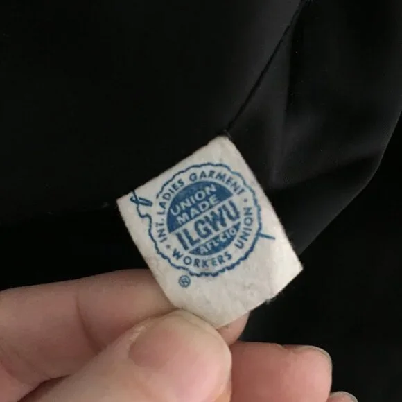 Vintage Green Boucle Coat with Mink Collar Boucle Wool Coat - Size Med - 1960s - Picture 4 of 4